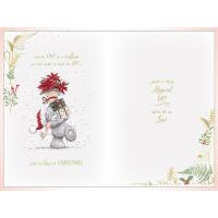 Amazing Fiancee Me to You Bear Handmade Christmas Card Extra Image 1 Preview